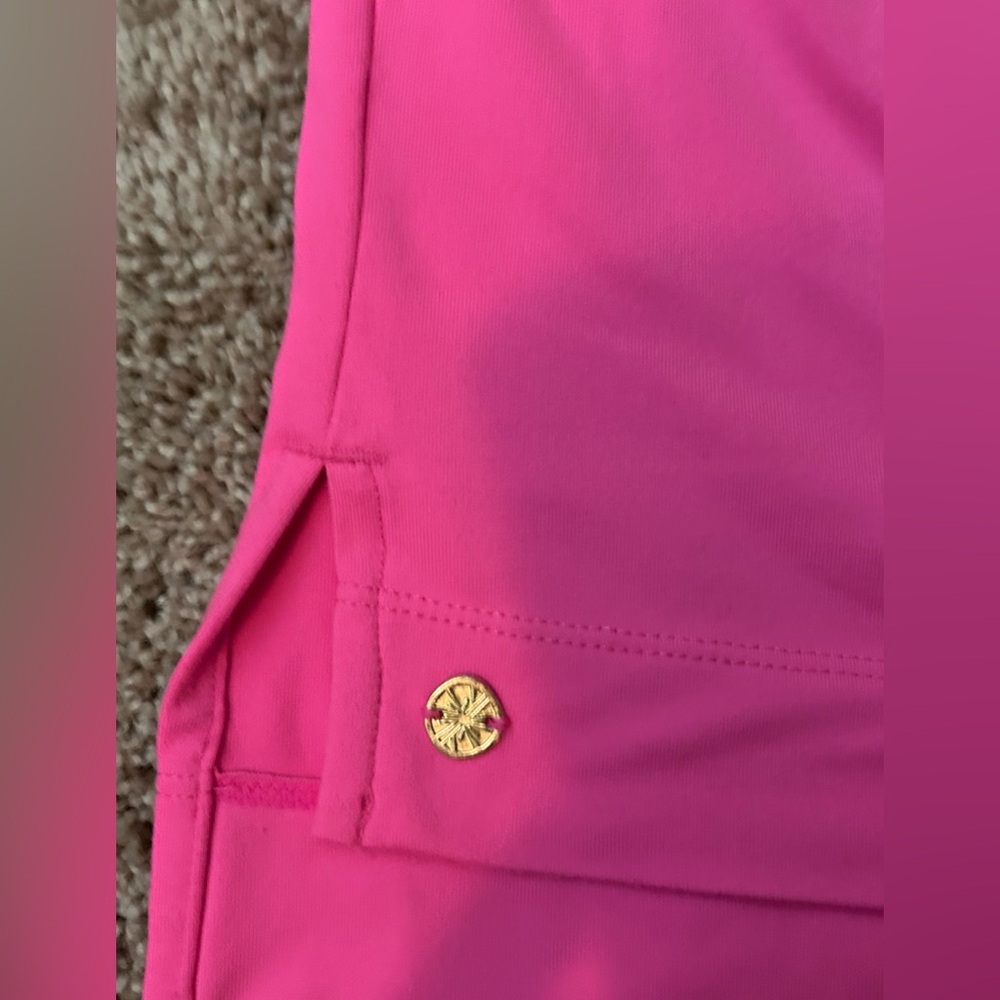 Like New Lilly Pulitzer *SOFT* Bright Pink Karessa SPF 50+Top, Size Medium - Picture 9 of 15